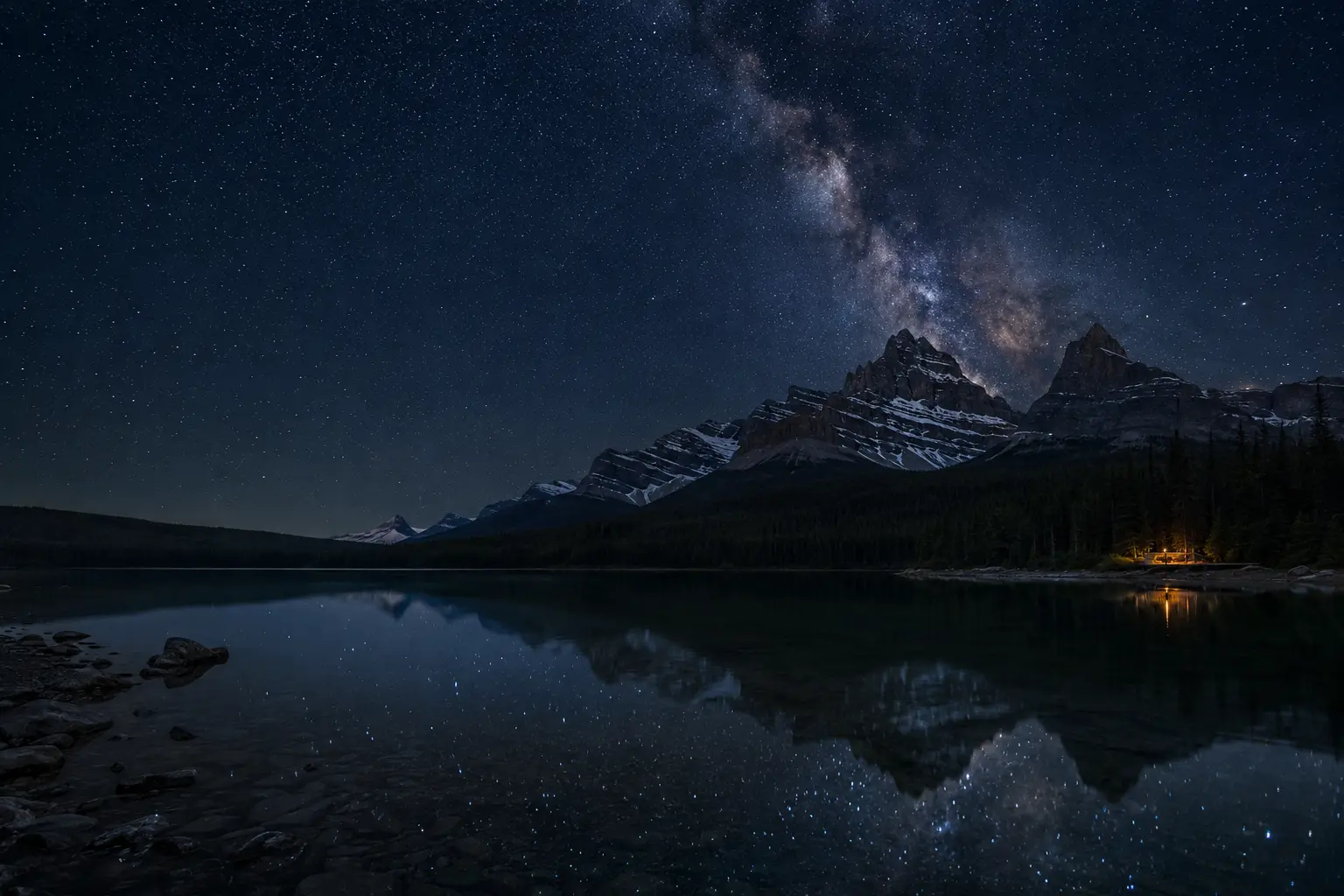 Look up without turning the night on.