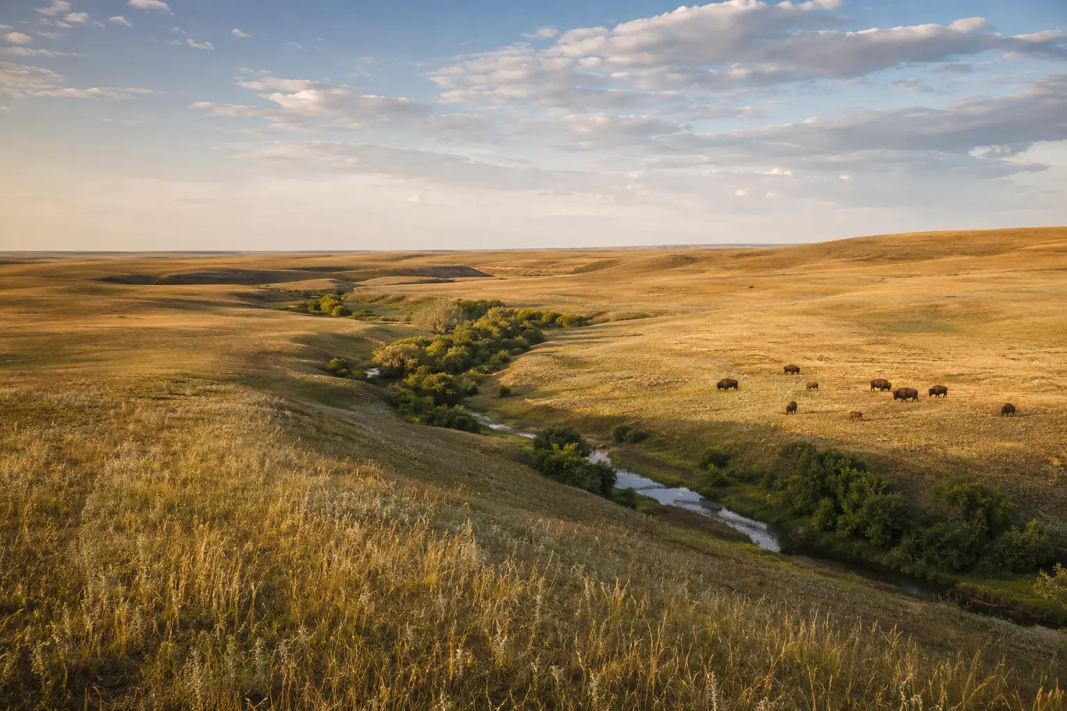 The prairie keeps its stories in layers.